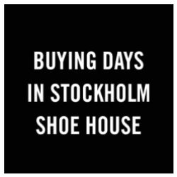 Buying days in Stockholm Shoe House - June 2026 